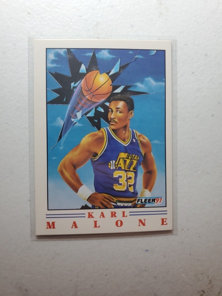 1991-92 Fleer Pro-Visions #5 Karl Malone Utah Jazz