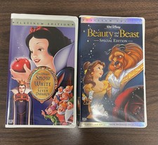 Platinum Edition: Beauty and the Beast Snow White and the Seven Dwarfs VHS