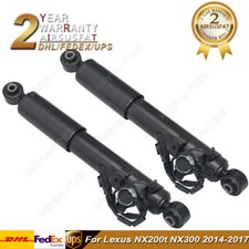 2X Rear Left & Right Shock Absorber w/Electric For Lexus NX200t NX300 2014-2017