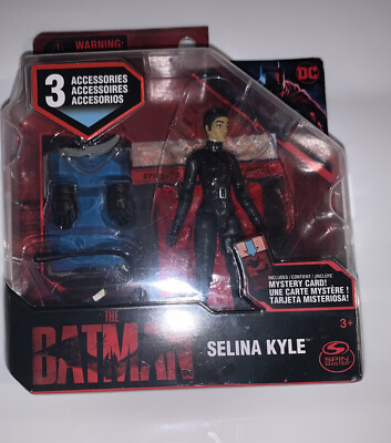 Spin Master-DC-The Batman-Selina Kyle-4 Inch Action Figure-NEW SEALED-FREE SHIP 