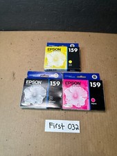 New Genuine Epson 159 Yellow, Black and Magenta Ink Cartridge 2016 Exp.