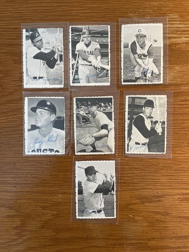 1969 Topps Deckle Edge Complete Set #1-33 & SP Foy & Mays Clemente Rose EX NMint - Picture 4 of 8
