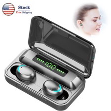 True Wireless Earpieces Stereo Bluetooth Earphones Mini Earbuds for Android iOS