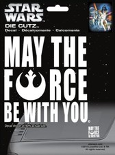 Star Wars May The Force Be With You Car Truck Vinyl Decal Sticker Made in USA
