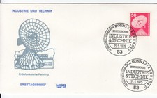 GERMANIA 1975 FDC BONN 1 - 53 - INDUSTRIA TECNOLOGIA Radiotelescopio di Raisting