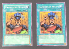 Yugioh TCG - 2x Hamburger Recipe - MRL-063 - 1st Edition - Vintage - Common 2002