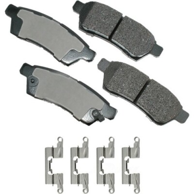 Disc Brake Pad Set-ProACT Ultra Premium Ceramic Pads Akebono ACT1100