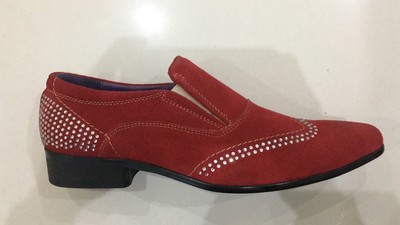 formal shoes red colour
