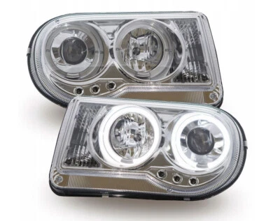 Phare à Gauche + Droite pour Chrysler 300C 2005-2010 LED Transparent - Photo 1/4