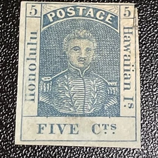 Hawaii 8 Mint No Gum Plate Position 19 KSPhilatelics (8HIX5E)