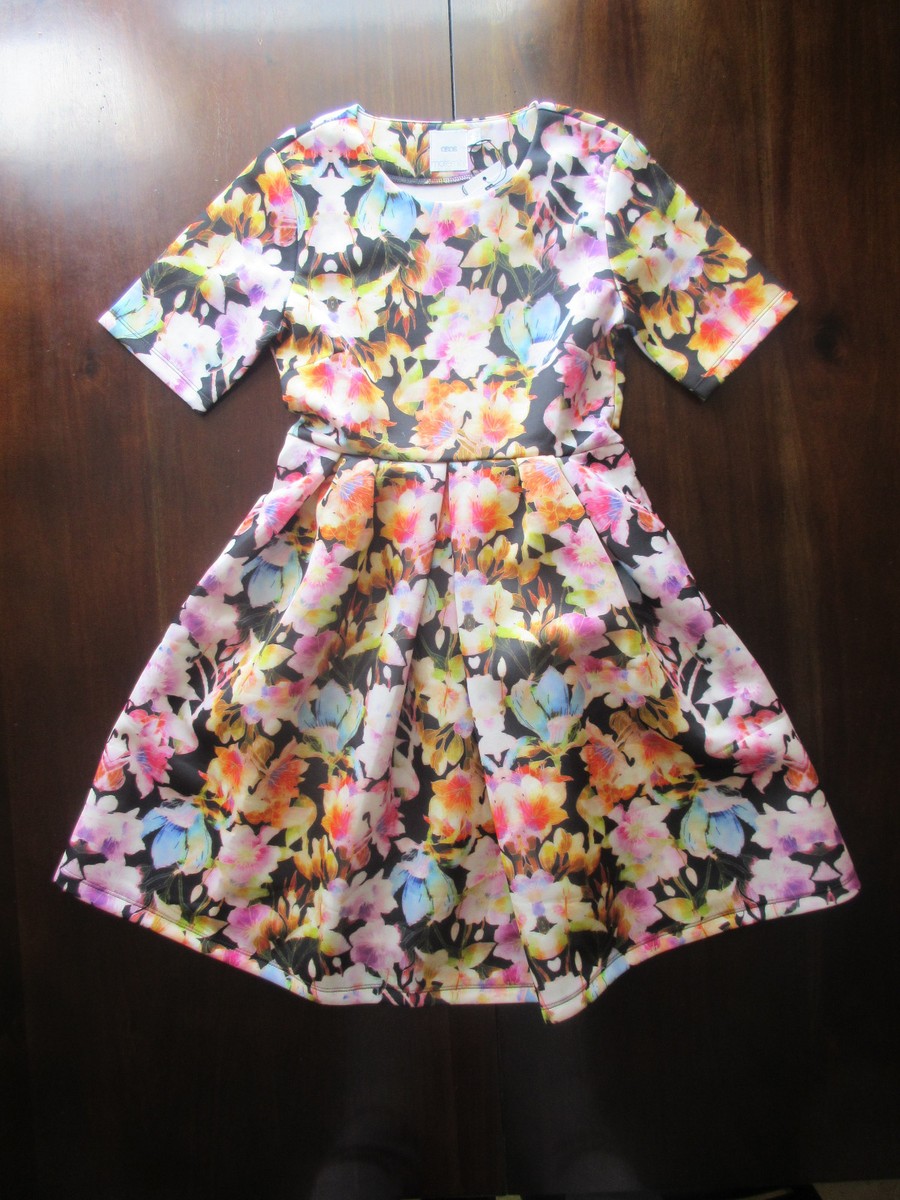 asos pink floral maternity dress ASOS Maternity V-neck Floral Dress Size 12 Short Sleeve Eyelet Color Rose