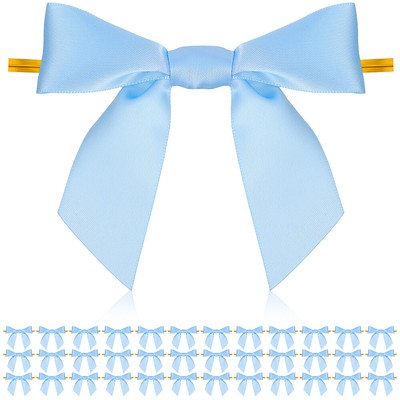  50 Pcs Wickelband Geschenktütenverpackung Seidenschleife (Cyan 308) Stück Baby