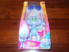 DreamWorks Trolls Guy Diamond 9-Inch Figure Logo Glitter Sunglasses Comb NEW NIB