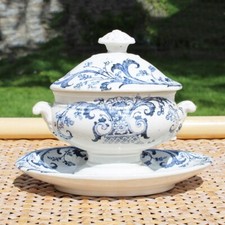 Ancien moutardier en faïence