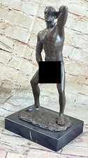 Unterzeichnet Original Kunstwerk Nackte Homosexuell Bronze Masterpiece Statue