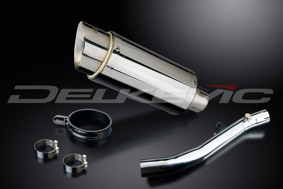 本田 CBR600 F4I 2001 - 2006 一脚蹬 8 英寸圆形不锈钢排气消声器套件 — 第 3/4 张图片