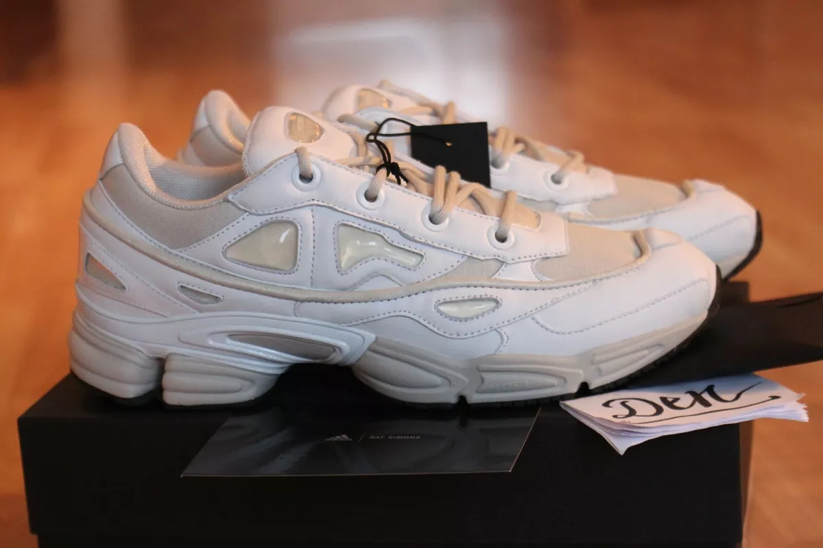 ADIDAS X RAF SIMONS OZWEEGO III 3 WHITE US 12 UK 11.5 BUNNY CREAM DS NEW