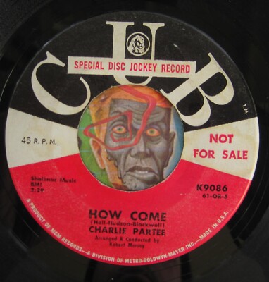 HEAR Charlie Partee 45 How Come / Put Yourself In My Place rockabilly R&B bopper