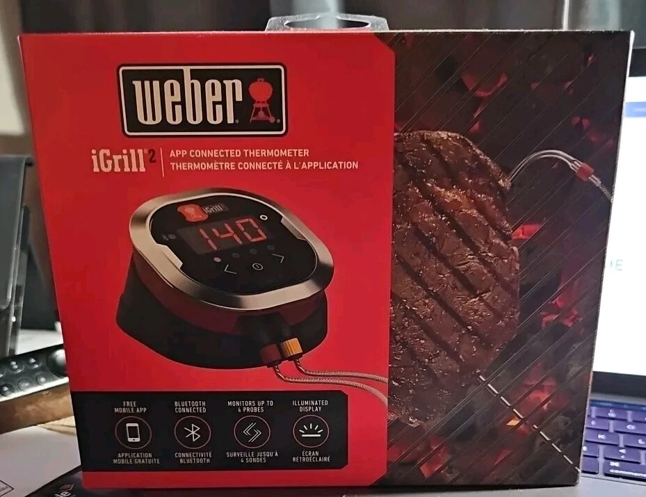 Weber iGrill 2 Digital Bluetooth App Connect Thermometer. Please Read