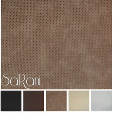 Tessuto Ecopelle Finta Pelle Tappezzeria Rivestimento Divano Traforato Nabuk 50C