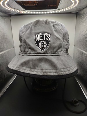 Brooklyn Nets Bucket New Era Hat Gray 