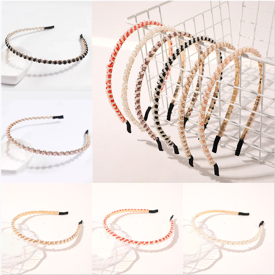 Women Shiny Hair Hoop Crystal Full Rhinestone Headband 