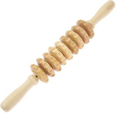 Domora Handheld Wood Massager Roller NEW!
