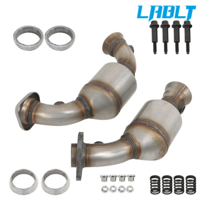 LABLT 2PCS Catalytic Converters For 2002-2003 Jeep Liberty 3.7L V6 Left & Right