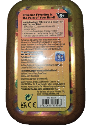 10x Pokemon TCG Scarlet & Violet 151 Mini-Tin set w/ 20 Packs