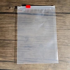 100pcs 7x5" Heavy Duty Zip Lock Storage Bag Clear