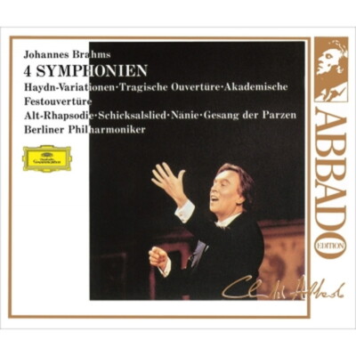 Brahms (1833-1897)/Comp.symphonies: Abbado / Bpo +overtures, Ha UCCG41125 New CD