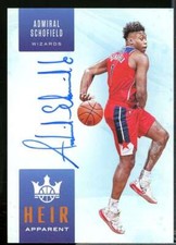 Admiral Schofield/49 2019-20 Court Kings Heir Apparent Autographs Citrine #27 