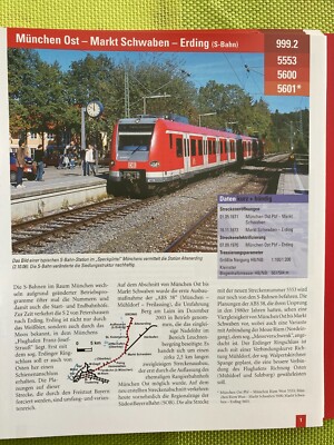 KBS 999.2 München Ost - Markt Schwaben - Erding- Archiv Eisenbahnstrecken