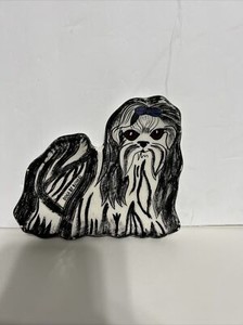 Perfect Dogs by Nina Shih Tzu /Lhasa Apso Trinket Tray Spoon Rest Dish
