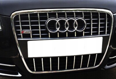 Audi A4 B7 S-Line chrome grill trims set for radiator grille tuning