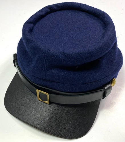 CIVIL WAR US UNION INFANTRY NAVY BLUE WOOL KEPI FORAGE CAP HAT-XLARGE