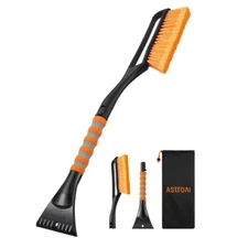 AstroAI 27" Snow Brush and Ice Scrapers for Car Windshield, Detachable Snow Scra