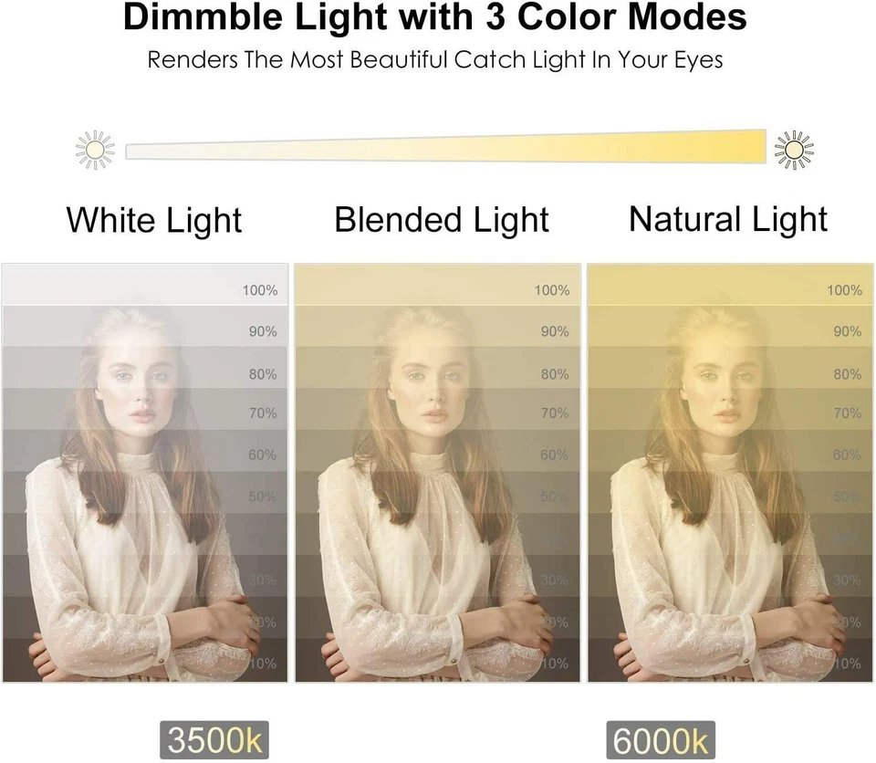 Selfie 9' Ring Light with Tripod Stand and Phone Holder for Photo Vlogging - Image 4 of 4