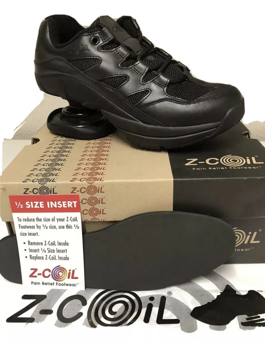 Z-CoiL Freedom Enclosed Women's Shoes - Pain Relief Footwear With Coil Heel, Size 6 C/D US, Black - View #9