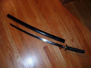 [SMA46] Japanese Samurai Sword: Mumei Katana in Koshirae