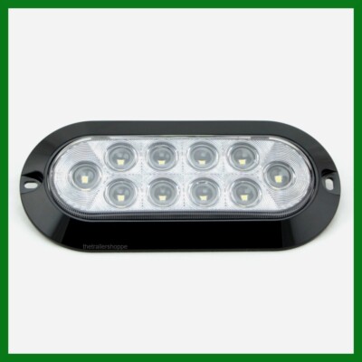 Maxxima 18 LED  6'' Oval Back up Trailer Light Reverse Surface Mount -M63320