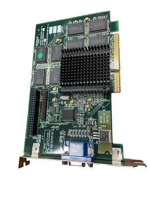 Ensoniq 3DFX Banshee 9845 6000910 AGP VGA Video Card 4001046701 Rev A~TESTED