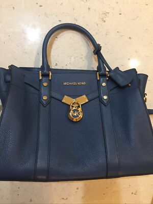 Large Saffiano Leather Michael Kors Hamilton Large Leather Satchel