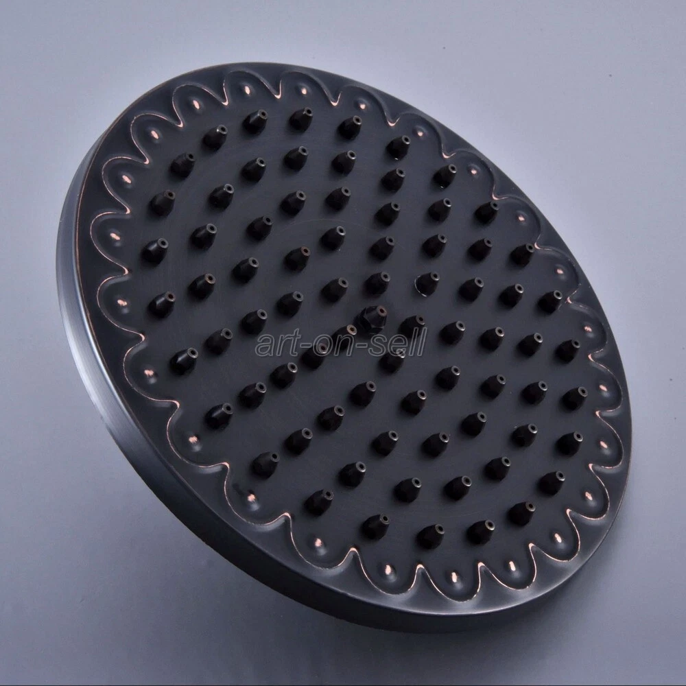 Oil Rubbed Bronze Bathroom Shower Accessories 8" Rainfall Rain Shower Heads