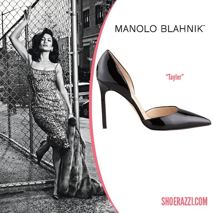 New Manolo Blahnik Tayler 105 Black Patent Heels Pumps New Manolo Blahnik Tayler 105 Black Patent Heels Pumps
