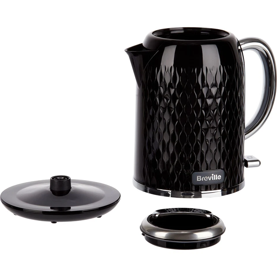 Breville VKT017 Curve Black / Chrome Kettle 3000 Watt - Image 3 of 4