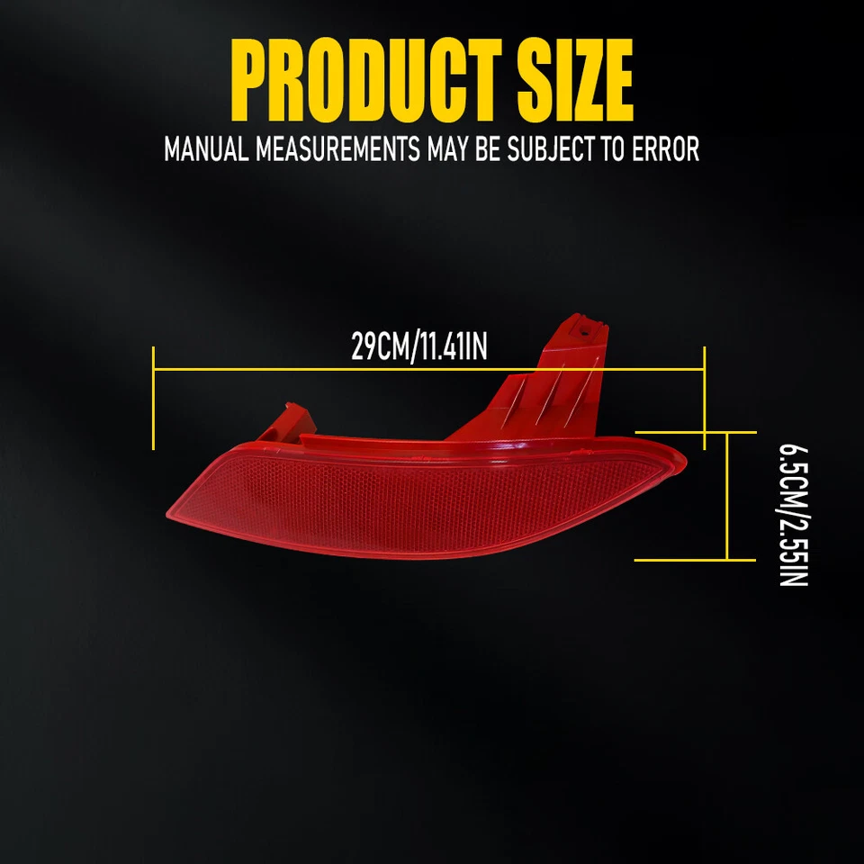 Parachoques reflector trasero 2 piezas para Honda HR-V HRV 2016 2017 2018 2020 2019 2021 2022 Foto 4 de 4