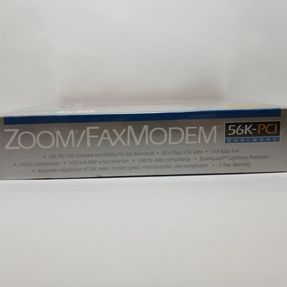 Zoom/fax Modem 56k Dual Standard comes with battle ship on cd rom - Image 3 of 4