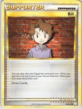 Bill – Pokémon TCG HeartGold SoulSilver 89/123 Uncommon MP on eBay
