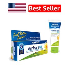 2.6 oz Fast-Absorbing Arnica Gel for Muscle and Joint Pain Relief, Homeopathic